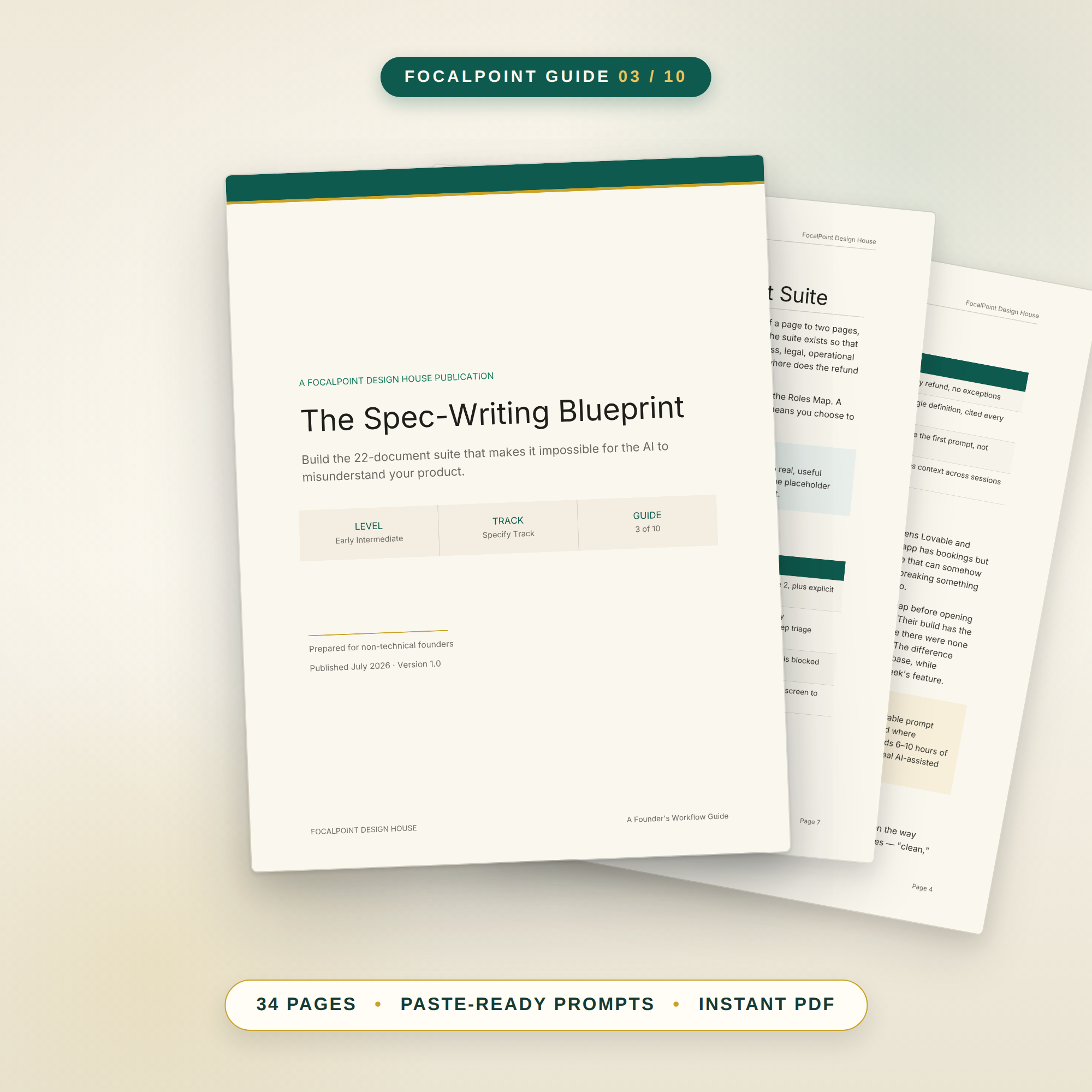 The Spec-Writing Blueprint