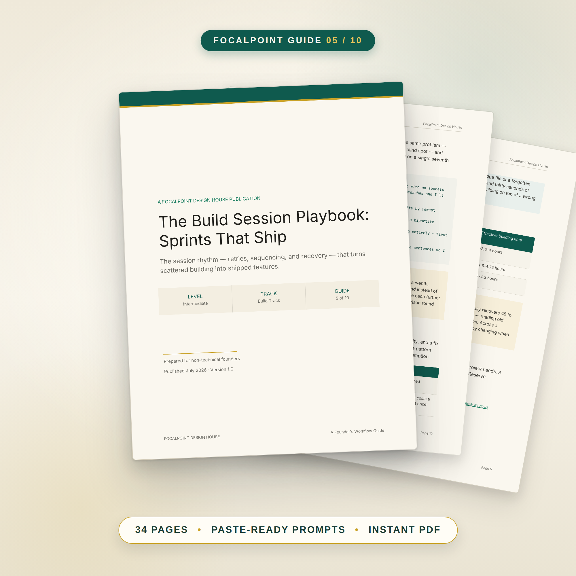 The Build Session Playbook